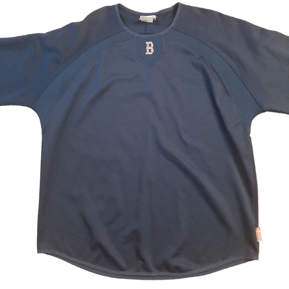 Boston Red Sox Majestic Therma base Blue pulover Sz Lg/XL